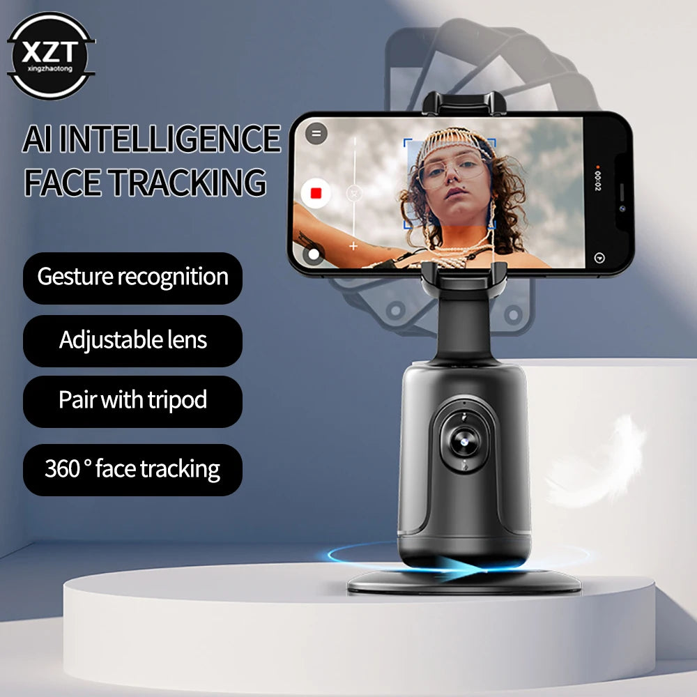 360 Degree Intelligent Face Tracking Gimbal Stabilizer - Selfie Stick