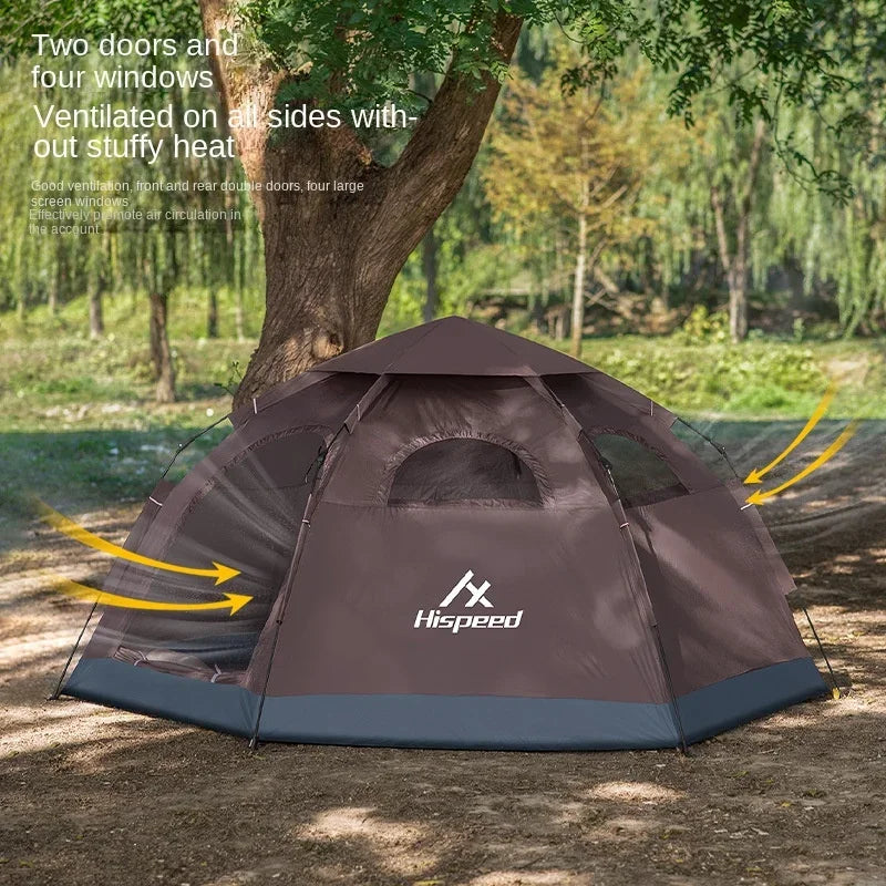 Outdoo Camping Tent Park Rainproof Tent Foldable Hiking Beach Naturehike Tent