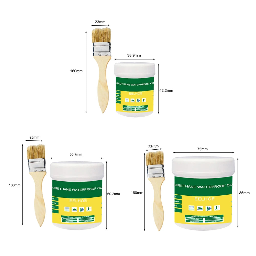 30/100/300g Transparent Waterproof Glue Invisible Sealant Agent Paste Leakproof Glue Repair Gel For Wall Bathroom Toilet Floor