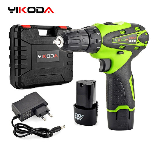 YIKODA 12V 16.8V 21V Cordless Drill