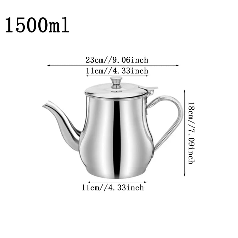 Stainless Steel Oil Filter Pot – Durable, Leak‑Proof Kitchen Storage