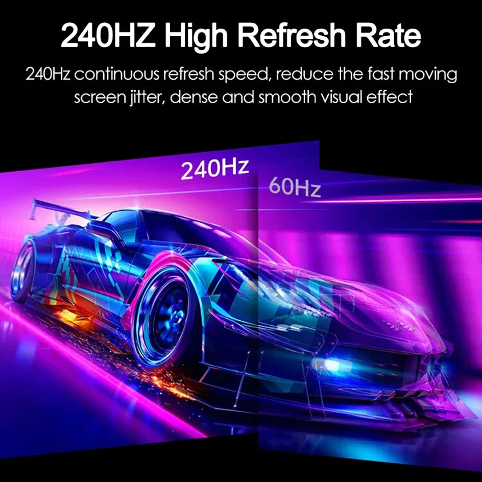 27 Inch 1080P 240Hz Desktop Monitor 1920*1080 100%SRGB 1MS Freesync Game Computer Display IPS VA Curved Straight Screen HDMI/DP