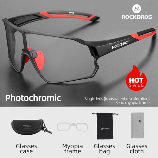 ROCKBROS Photochromic Cycling Glasses | UV400 Sunglasses
