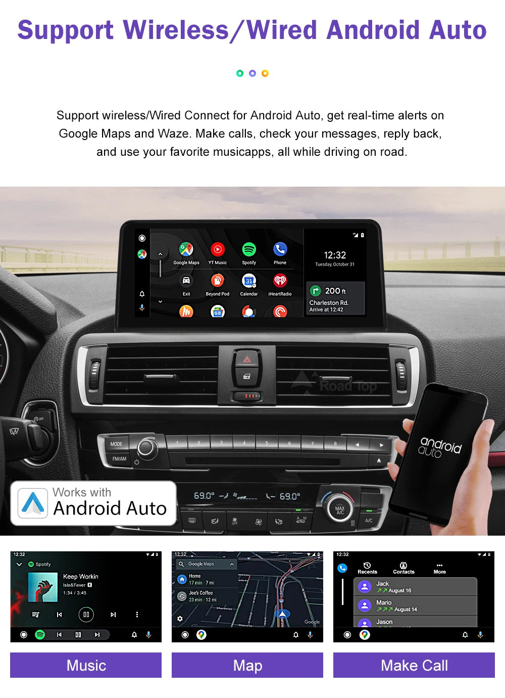 BMW Multimedia Touch Screen Wireless Carplay