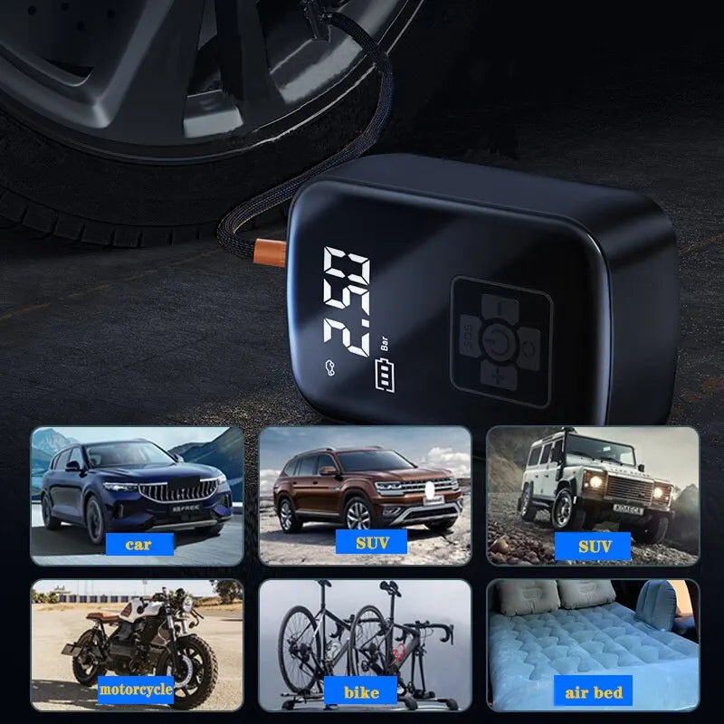 Wireless Electric Tyre Inflator Pump