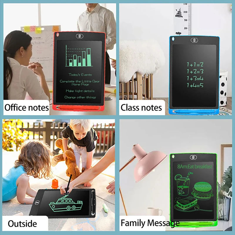 6.5/8.5/10/12/16Inch LCD Drawing Board Writing Tablet Digit Magic Blackboard Art Painting Tool Kids Toys Brain Game Child's Gift