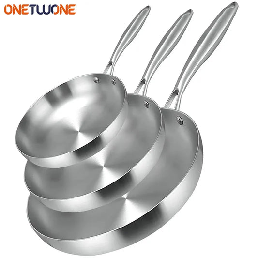 304 Stainless Steel Nonstick Frying Pan