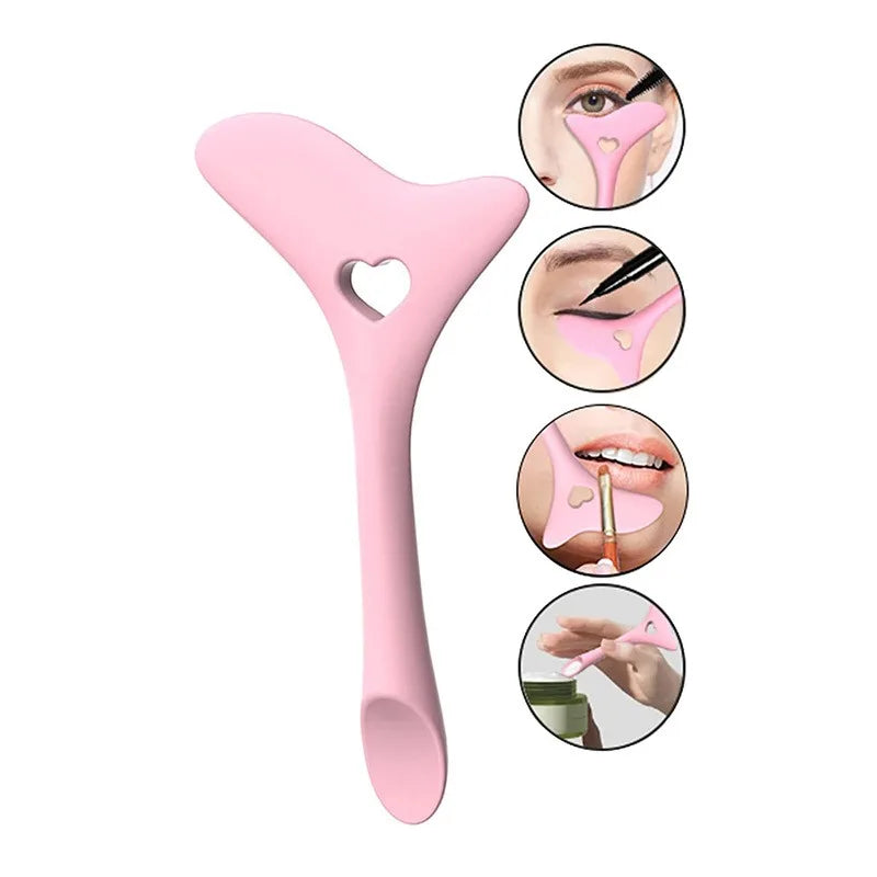 Versatile Silicone Makeup Stencil Set