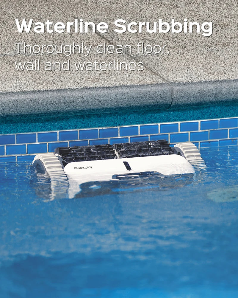 Robotic Pool Cleaner - Wireless, Automatic, 3312 Pro. Control via WiFi app, precise route planning, and selectable cleaning modes.