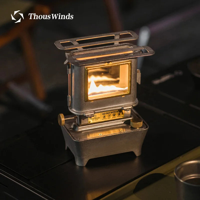 Thous Winds Firedance Oil Lamp Stove Portable Outdoor Retro Camping Lantern Emotion Lights Burner Stove Camping Supplies