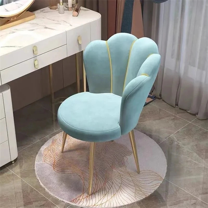 Velvet Nordic Dressing Chair - Modern Bedroom Furniture