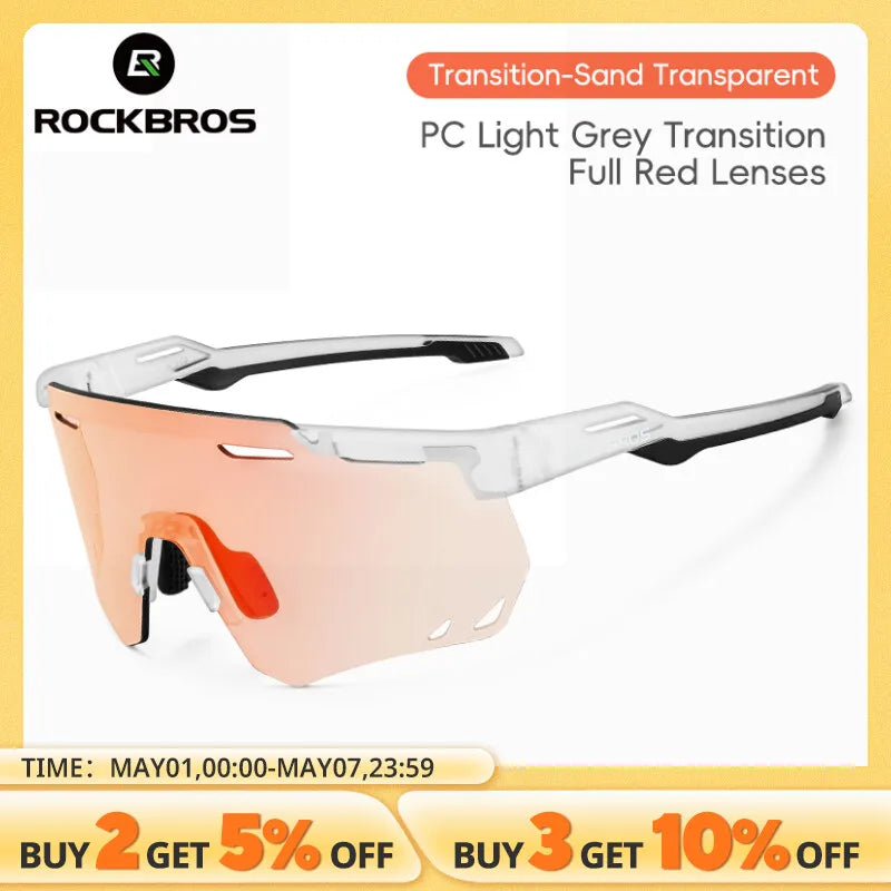 ROCKBROS Cycling Glasses | UV400 Sports Sunglasses