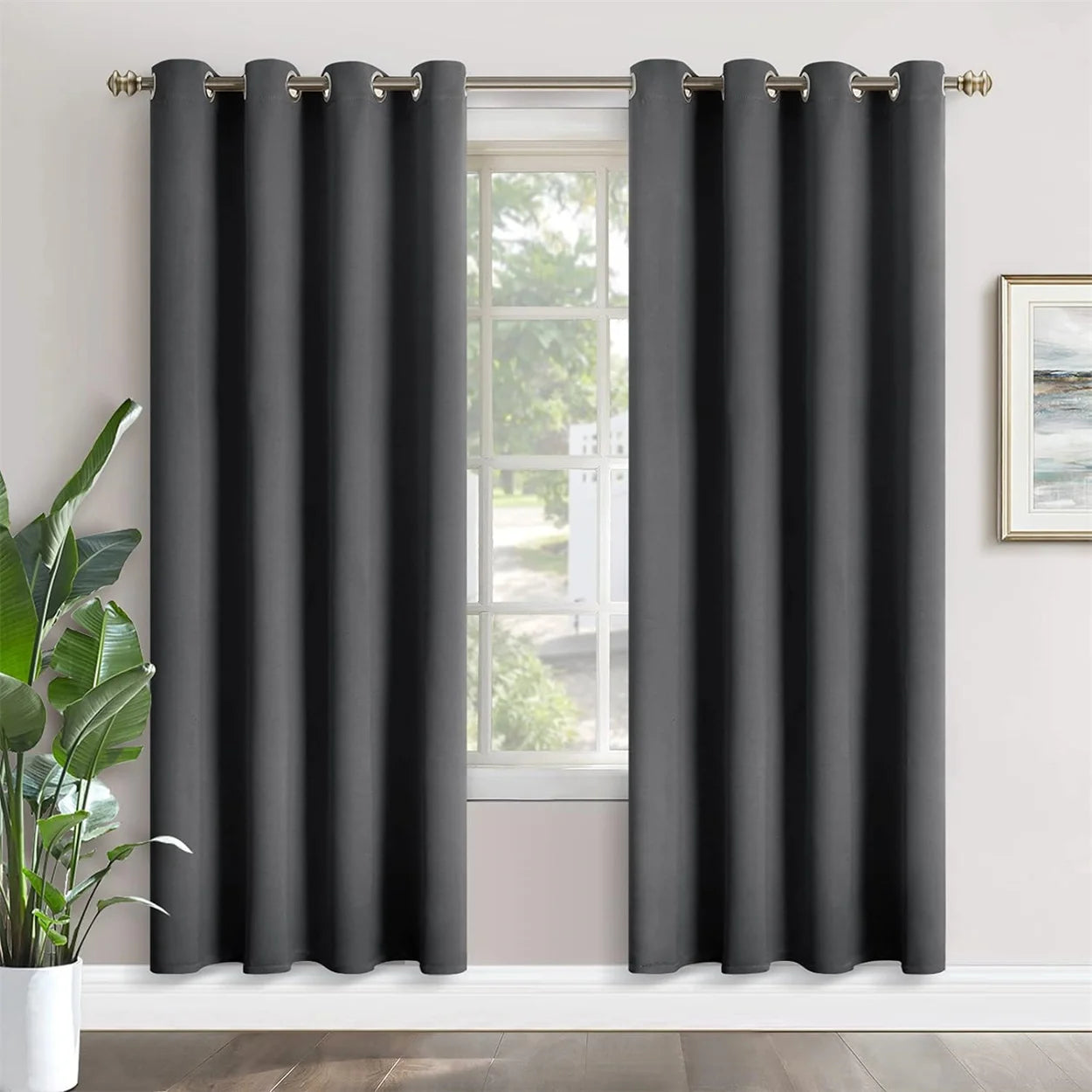 1PC blackout Curtains Light Blocking Drapes