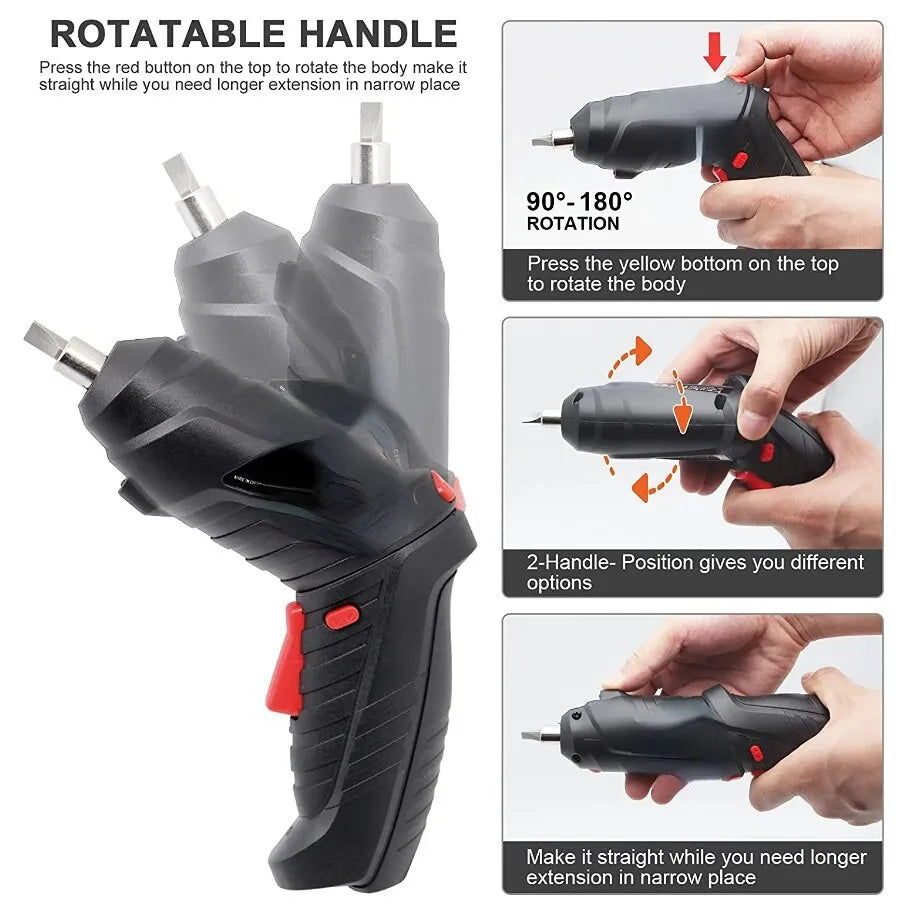 3.6V Cordless Lithium Battery Screwdriver