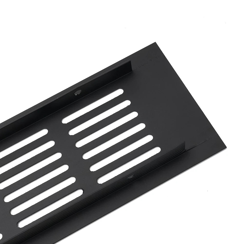 60mm Wide Vents Perforated Sheet Aluminum Alloy Air Vent Cabinet Wardrobe Ventilation Grille Vents Grille Ventilation-Cover