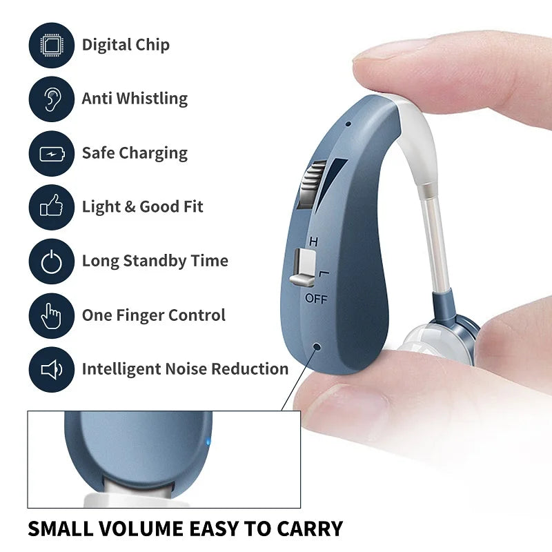 Rechargeable Mini Digital Wireless Hearing Aid