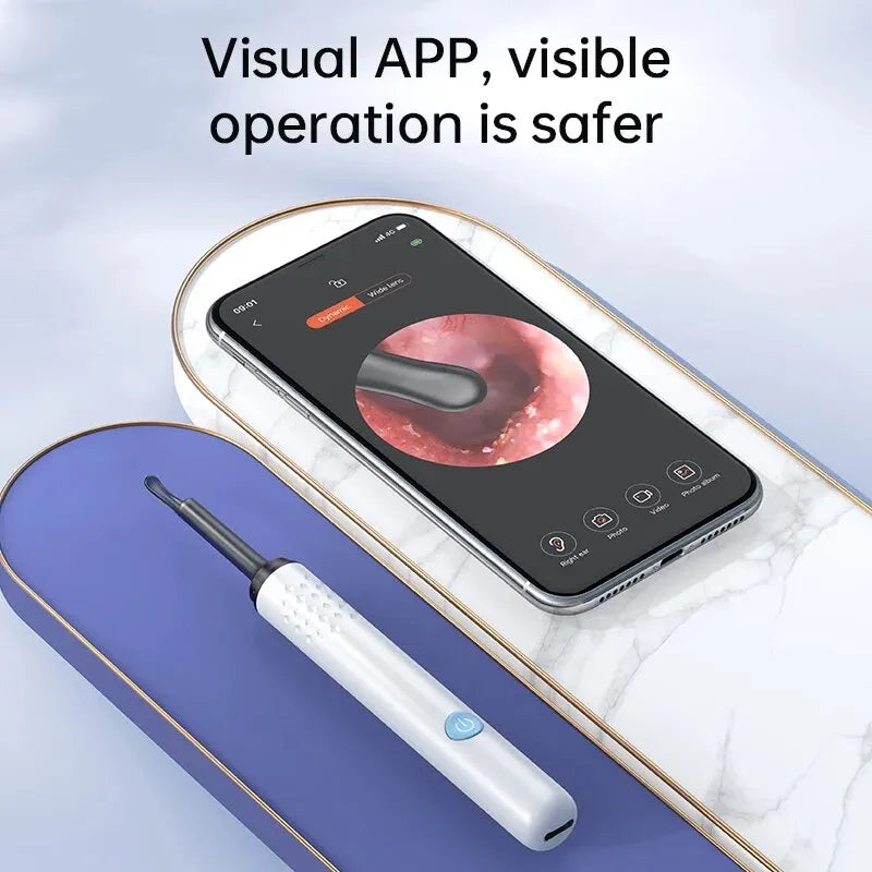 WIFI Visual Ear Cleaner Otoscope Camera - Ear Wax Removal Tool