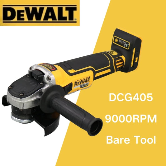 DEWALT DCG405 100/125MM Electric Brushless Lithium Angle Grinder - Cutting & Polishing Machine