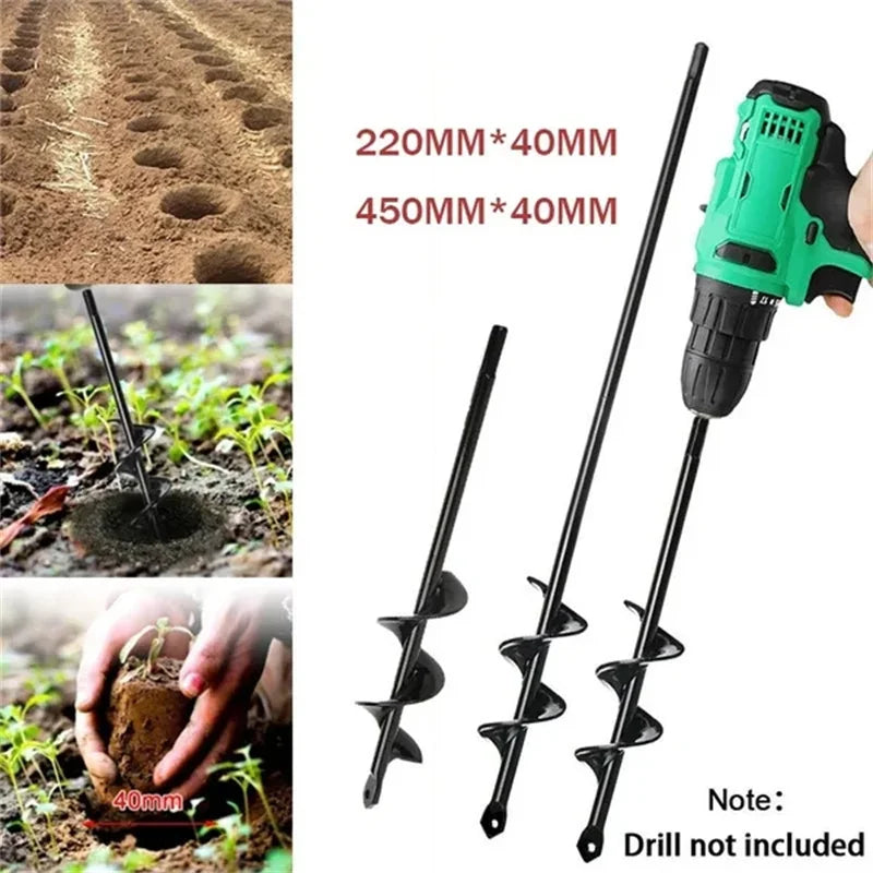 Spiral Drill Bit - Garden Planting Tool