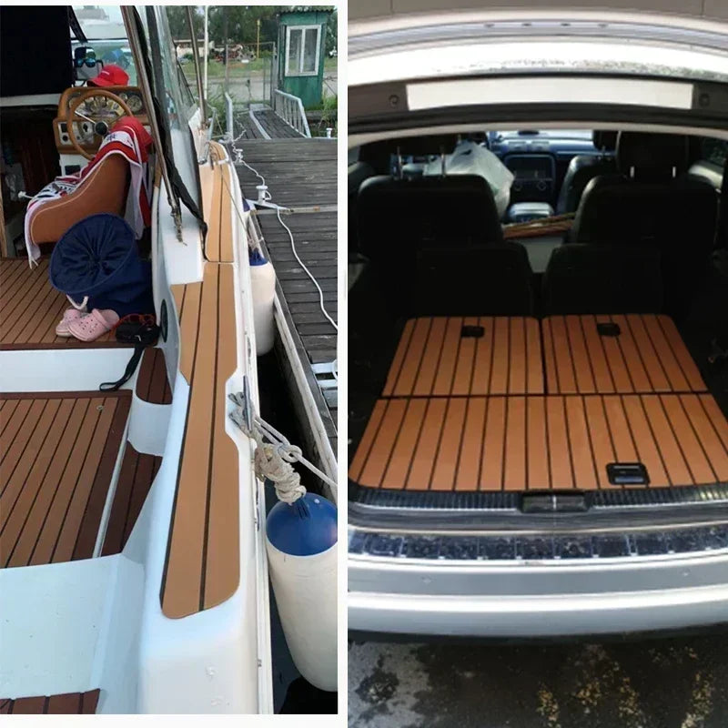 EVA Foam Faux Teak Boat Decking Mat