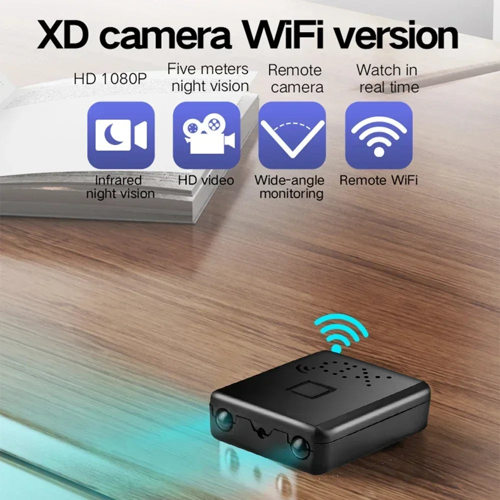 Mini Camera Wifi Camcorder 4K Full HD 1080P Video Recorder Small Motion Detection Night Vision Security Smart Home IP Web Cam