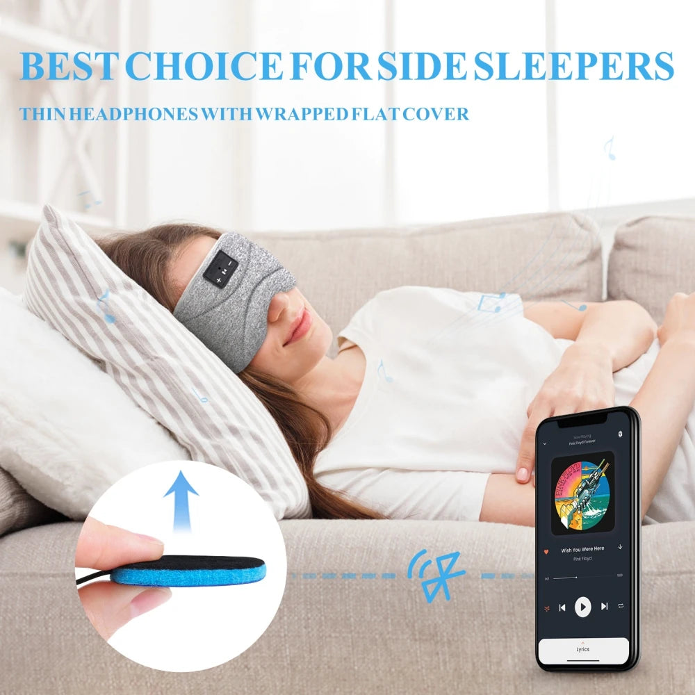 BT5.0 Sleep Mask Headphones for Travel