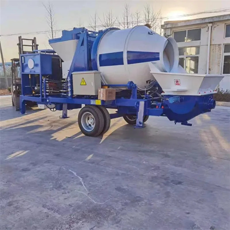 Portable Trailer Concrete Pump -  30m3/h Capacity