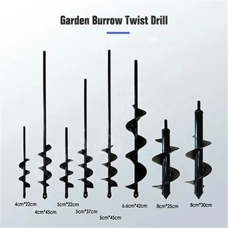 Spiral Drill Bit - Garden Planting Tool