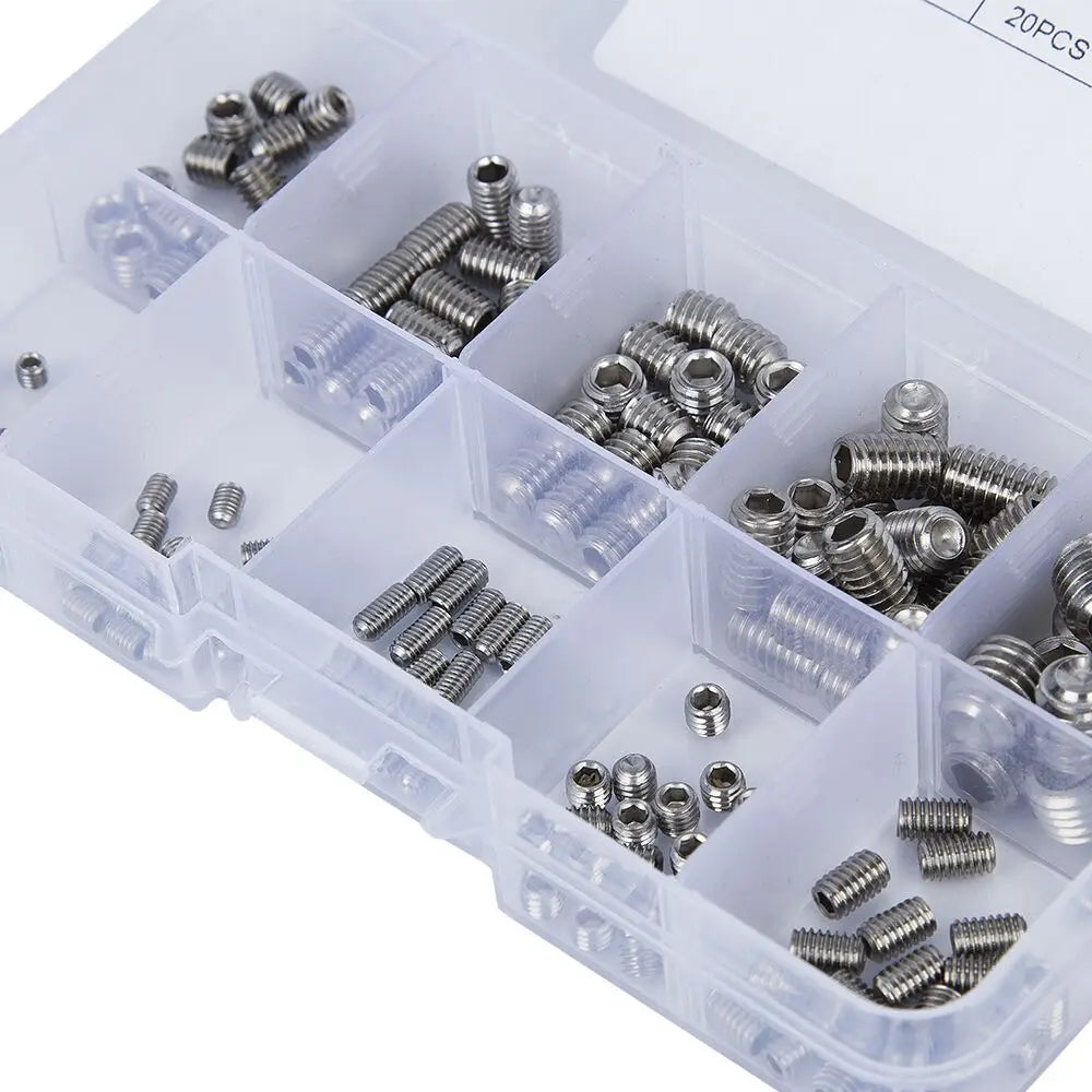 Stainless Steel Socket Head Hex  Screw Assortment Kit