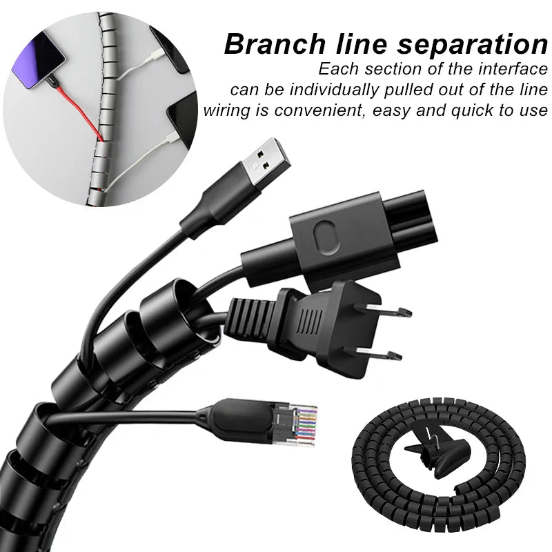 Flexible Spiral Cable Wire Protector