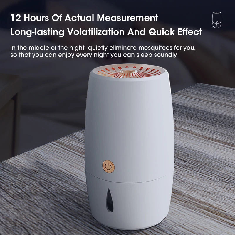 Oil Mosquito Repellent Machine Effective Quickly 5V USB Connect Intelligent Mosquito Exterminator 8 Hours Timing at Night