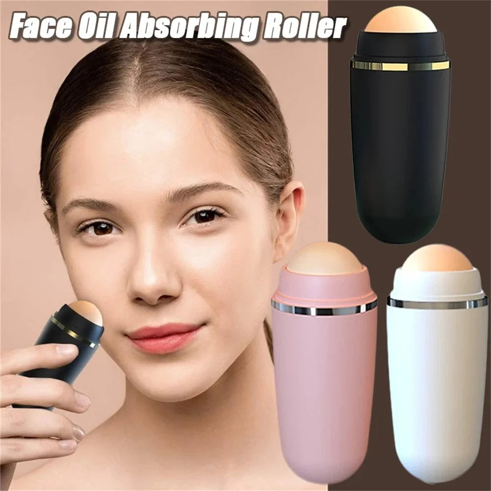 Volcanic Stone Facial Oil Absorber Roller