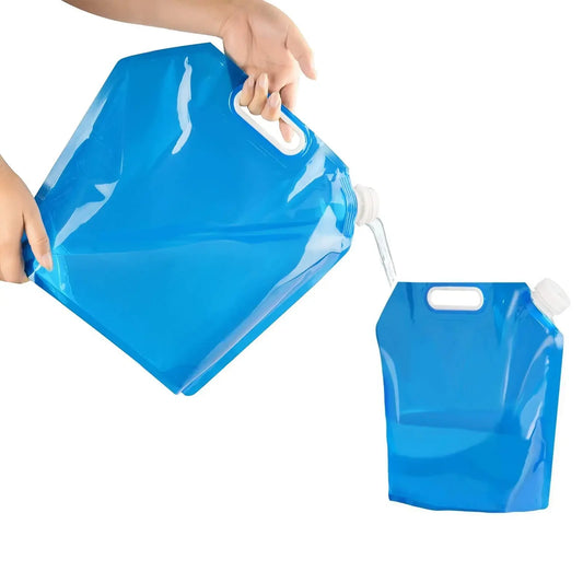 5L/10L Collapsible Water Container Water Storage Jug Bag for Outdoor Camping Hiking Emergency Survival