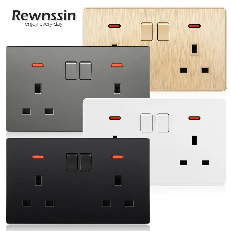 Wall Electrical Switches with USB  Socket