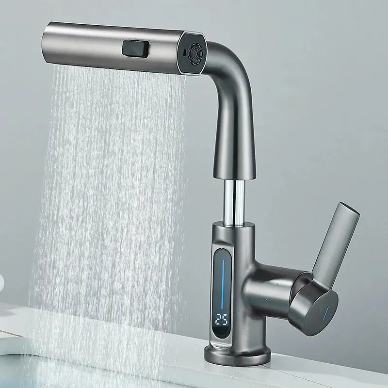 Digital Display Temperature Basin Faucet