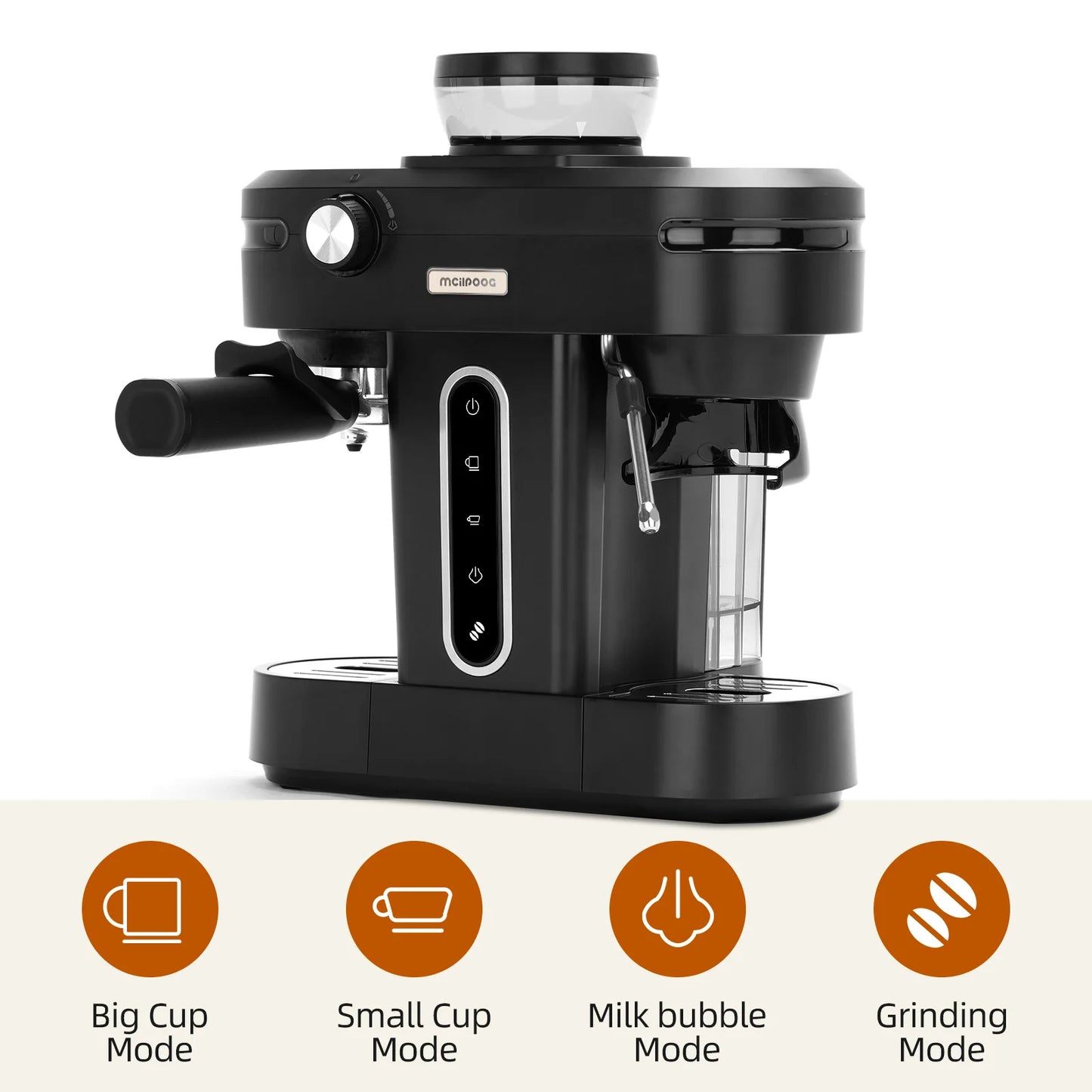 Mcilpoog AC510: 3-in-1 Espresso Mastery