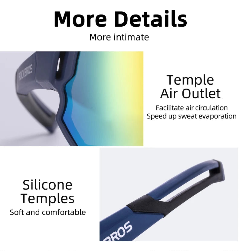 ROCKBROS Polarized Cycling Sunglasses | UV400 Protection