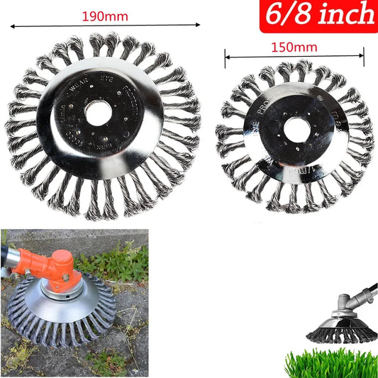 6/8 Inch Steel Grass Trimmer Head for Lawnmower Brushcutter