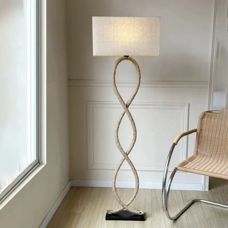 Nordic Retro LED Floor Lamp - Cozy Home Illumination