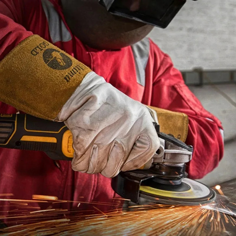 100/125mm 4 Gears Cordless Brushless Angle Grinder Fit for Dewalt 18V 20V Battery - for Grinding Cutting Woodworking