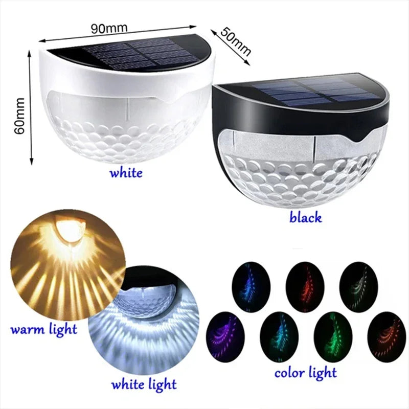 LED Solar Wall Lamps - Waterproof Outdoor Energy Lights