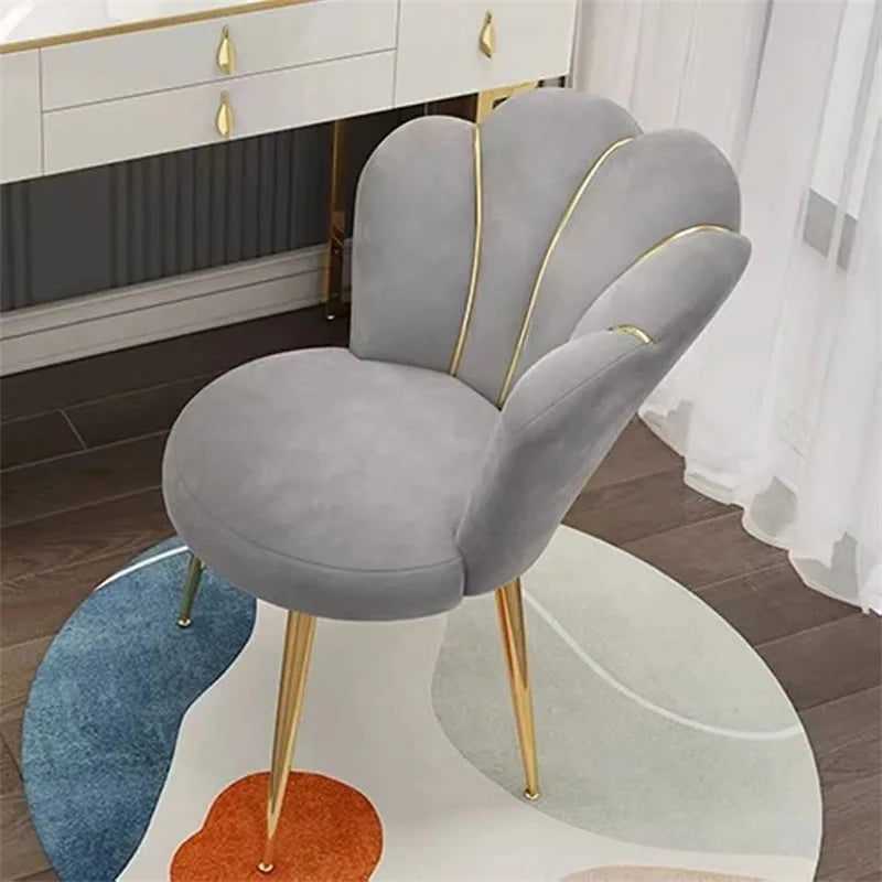 Velvet Nordic Dressing Chair - Modern Bedroom Furniture