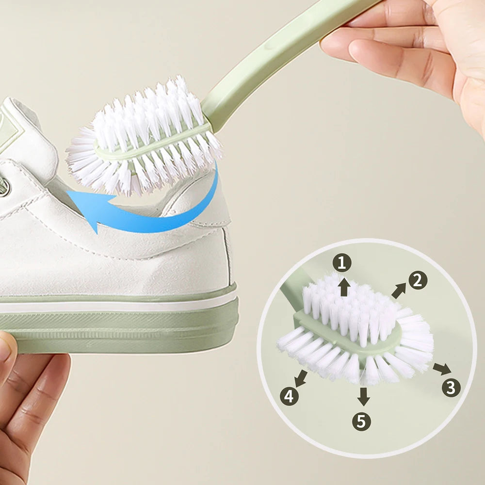 360 Degree Cleaning Shoe Brush Home Shoes Cleaner Kit Board Toilet Washing Brushing Tool Machine Clothes Cleaning Brushes