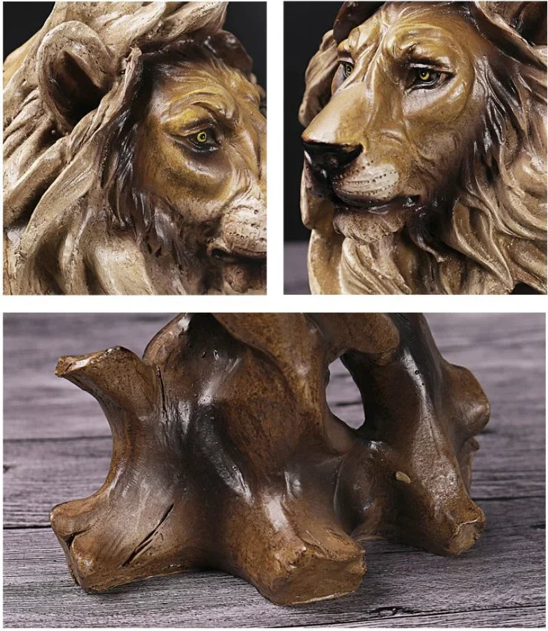 Animal Statue Collection - Majestic Wildlife for Home Décor