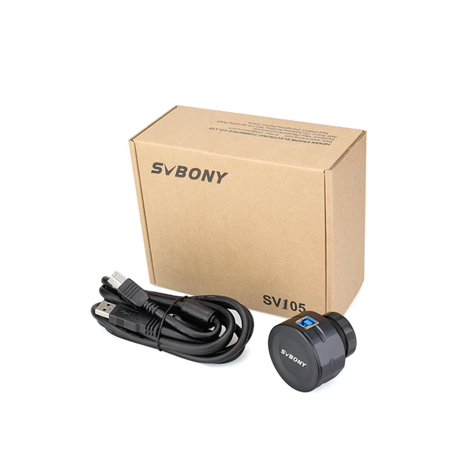 SVBONY Astronomy Planetary Camera with 1.25'' CMOS sensor and connects to computer via USB 2.0&nbsp;