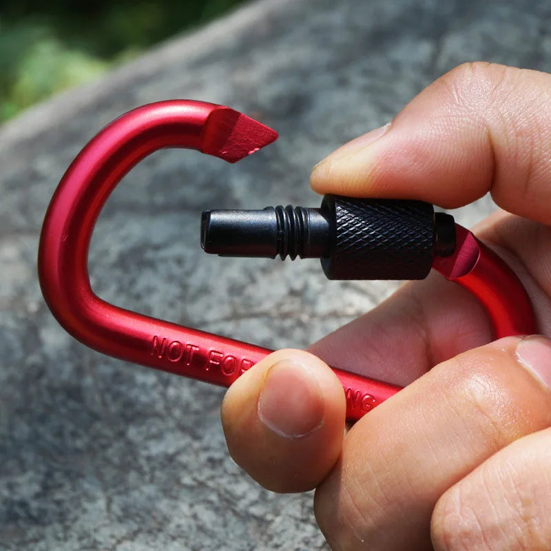 5PCS Aluminum Alloy Carabiner Clip Set