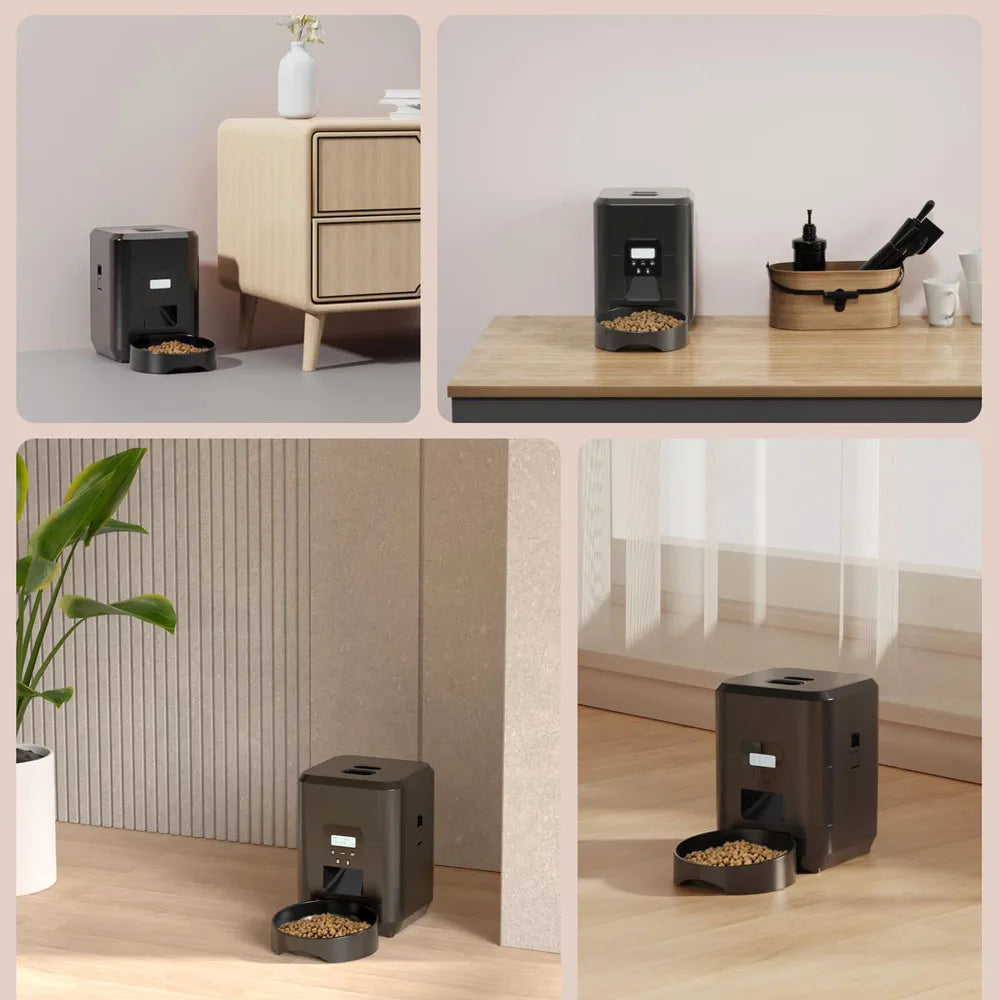 Smart Pet Feeder Automatic Cat Feeder Slow Food Machine for Fog Timed and Quantitative Auto Cat Food Dispenser Cat Bowl