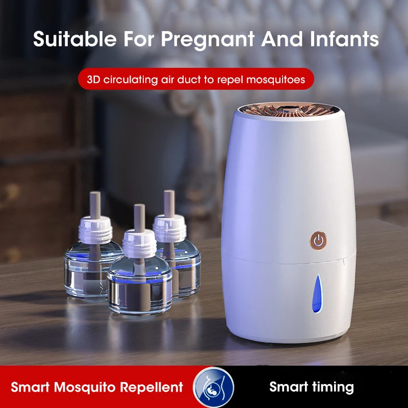 Oil Mosquito Repellent Machine Effective Quickly 5V USB Connect Intelligent Mosquito Exterminator 8 Hours Timing at Night