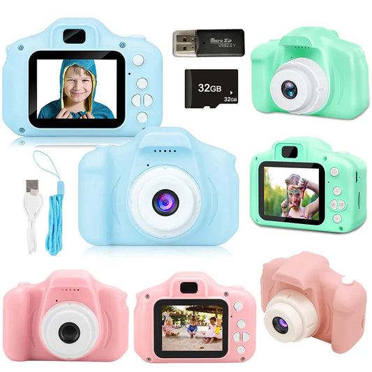 Kids Mini HD Digital Video Selfie Cameras Educational Toy