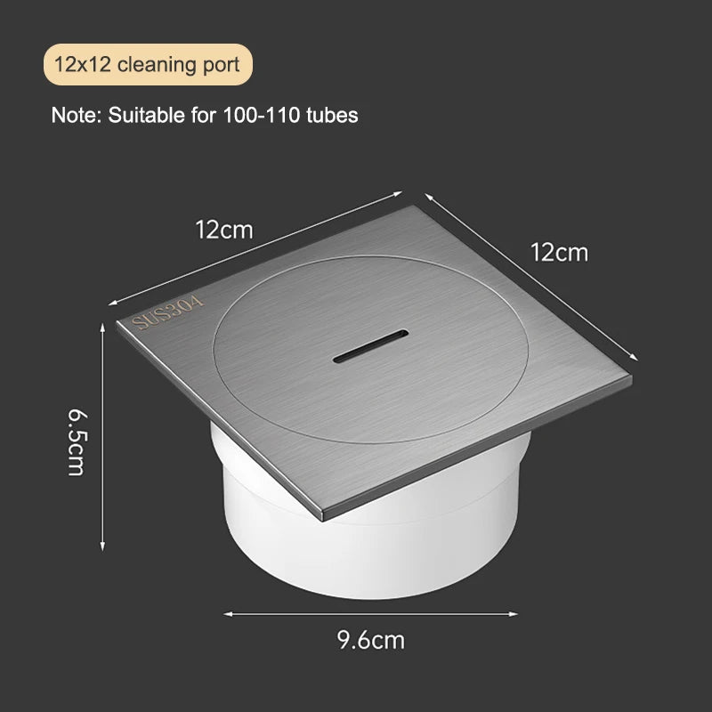 Gun Gray Floor Drain Shower Floor Drain